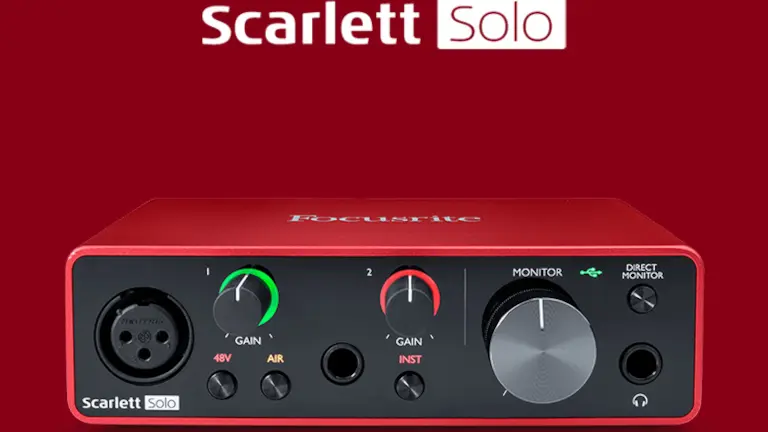 Focusrite Scalett Solo 3rd Gen：USBオーディオインターフェイス 